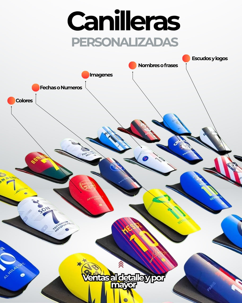 Canilleras Personalizadas